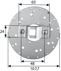 Motorlager für Vorbaurollladen 165 - 225 mm