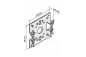 Preview: Becker Plattenlager-R 85x85 mm | 49302000820
