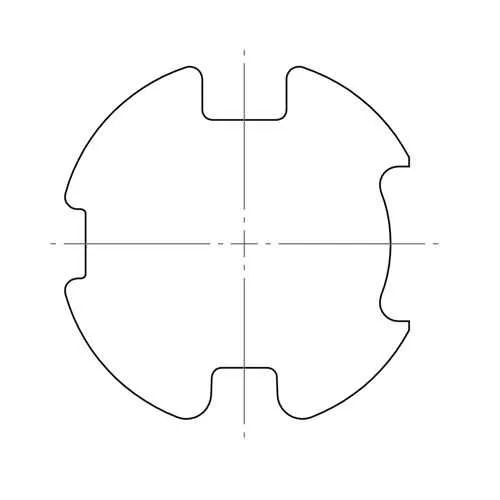 elero Adapterset, 78x1/1,25 mm, Nutrohr, MHZ