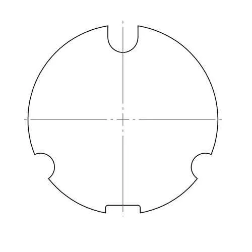 elero Adapterset, 85x1 mm, Nutrohr (Typ 2)