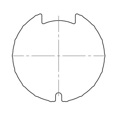elero Adapterset 62 x 0,6 mm, DEPRAT F2000 Nutrohr (Typ 3)