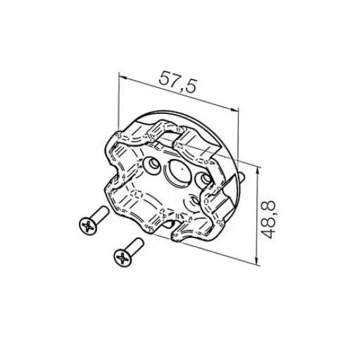 elero Adapter SH Sternkopf | 233749401