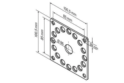 Becker Adapterplatte-HK | 49302001490