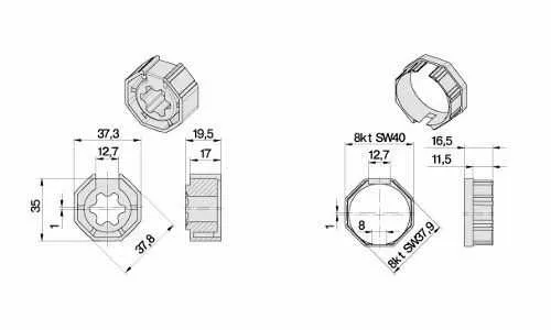 Becker Adapterset SW 40