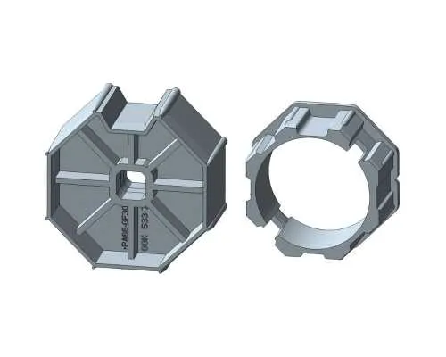 Rademacher | SW 70 | Adapter/Mitnehmer-Set AM60-SW70 für 70er Achtkantstahlwelle