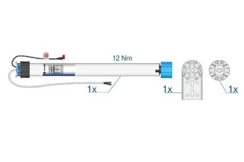 Becker BoxCTRL DECT-Rollladenantriebsset / A-12Nm-D01