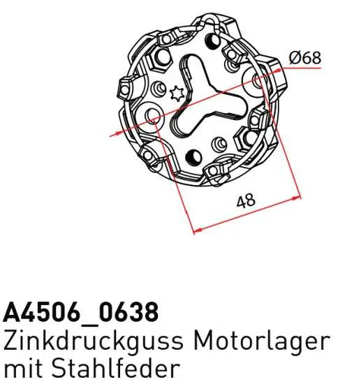 Cherubini Motorlager / A4506-0638