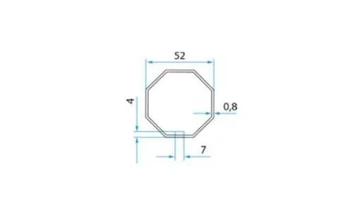 FAAC Adapterset | 8-kant SW 50 | A4505-0511