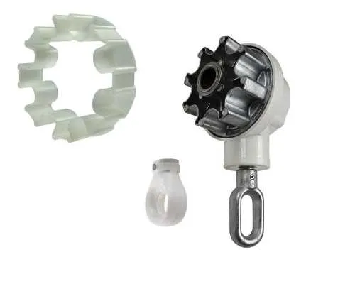 Geiger Kegelradgetriebe 4,4:1 für Tuchwelle 85 mm