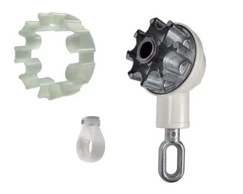 Geiger Kegelradgetriebe 7,8:1 für Tuchwelle 85 mm