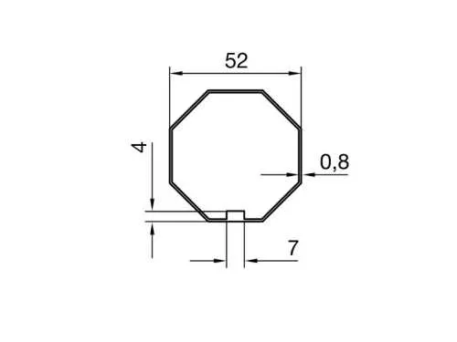Nice Adapterset Achtkant SW 50