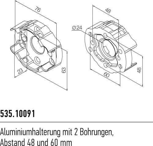 Nice Kompakthalterung | 535.10091