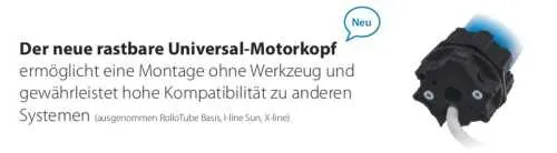 Rademacher RolloTube S-line Sun DuoFern Small SLDSS