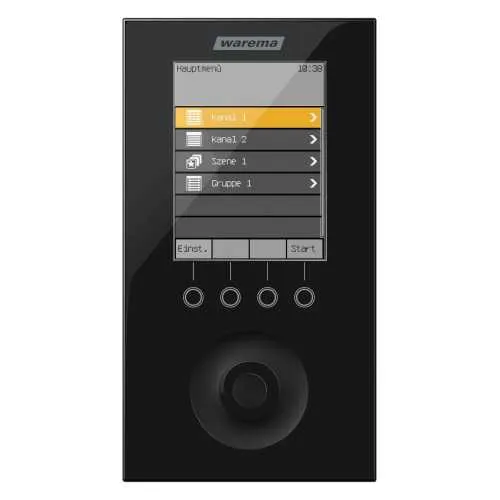 Warema Wisotronic 2-Kanal schwarz Unterputz Sonderpreis