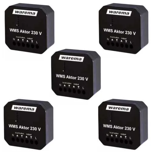 Warema WMS Aktor 230 V UP - 5 Stück