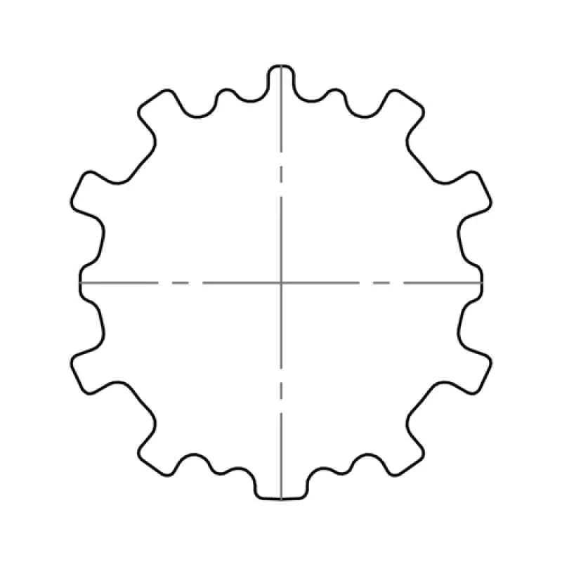 elero Adapterset 54 x 0,5 mm Zurflüh-Feller Profilrohr