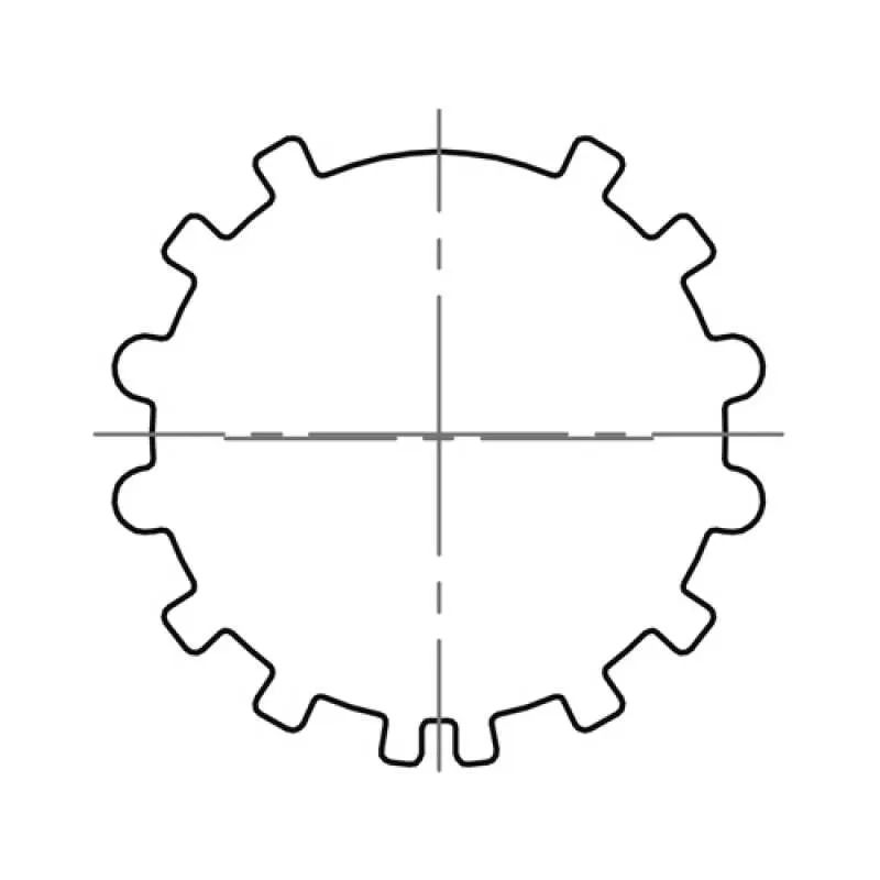 elero Adapterset 43,5 mm Tecnolight/Acmeda Profilrohr (Typ 12)