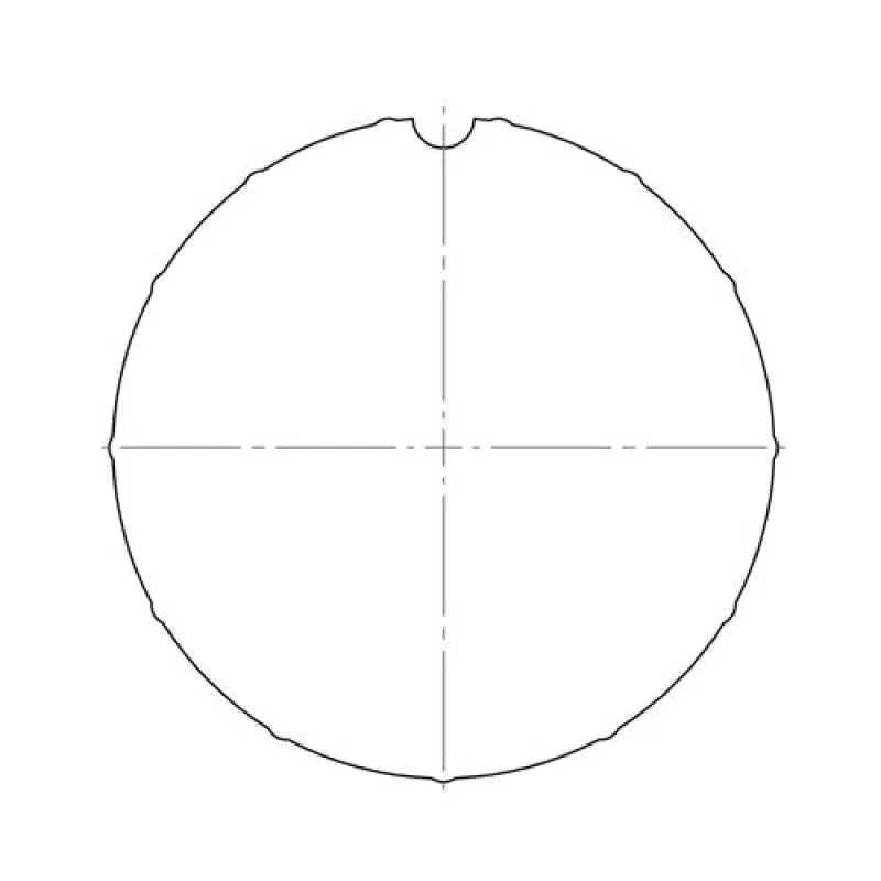 elero Adapterset, 102x2 mm, Rundrohr (Typ 8)