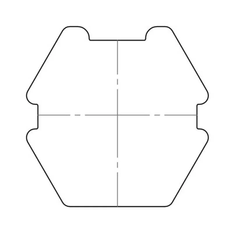 elero Adapterset, Ø 75 mm, 6-kant, Profilrohr, Butzbach Mäule (Typ 13)