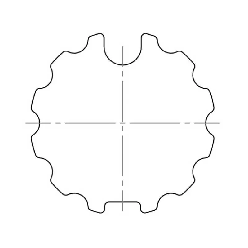 elero Adapterset 70 mm IMBAC, Ahlquist Rundnut Nutrohr (Typ 5)