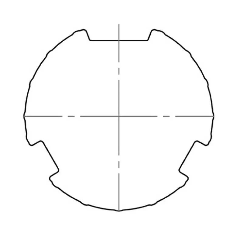 elero Adapterset 57 mm, Ates, MHZ Nutrohr (Typ 1)