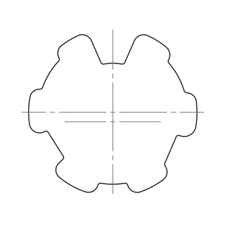 elero Adapterset 70 mm Flachnut-Welser, Griesser Nutrohr (Typ 6)