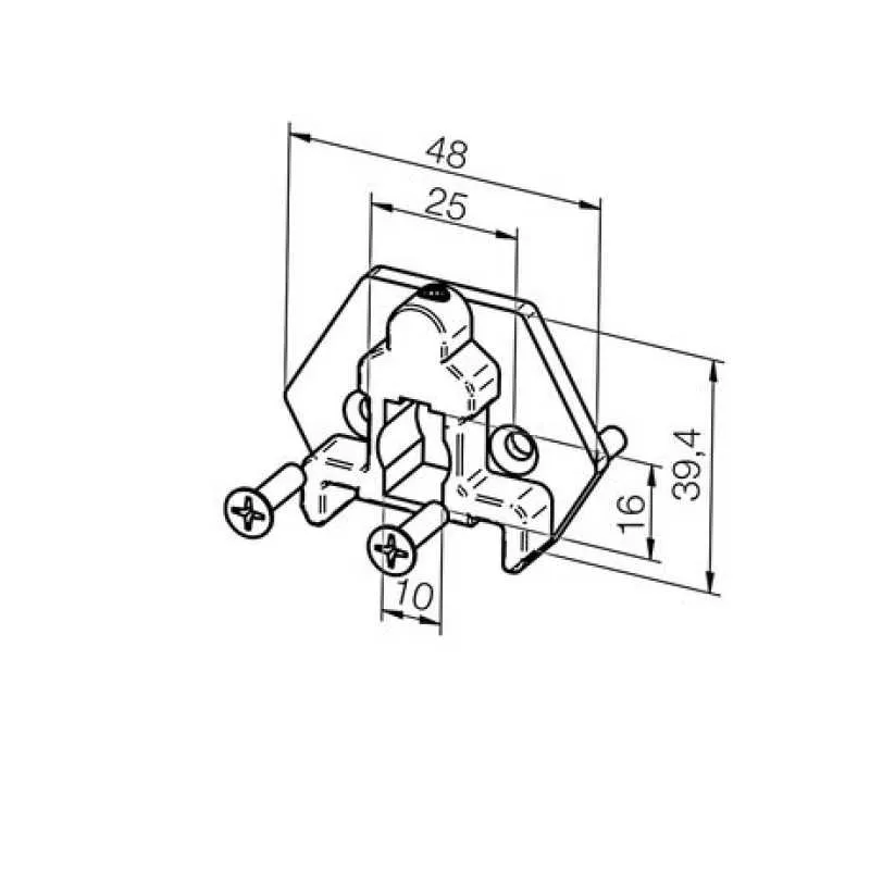 elero Adapterplatte für Typ 9 | 233746801