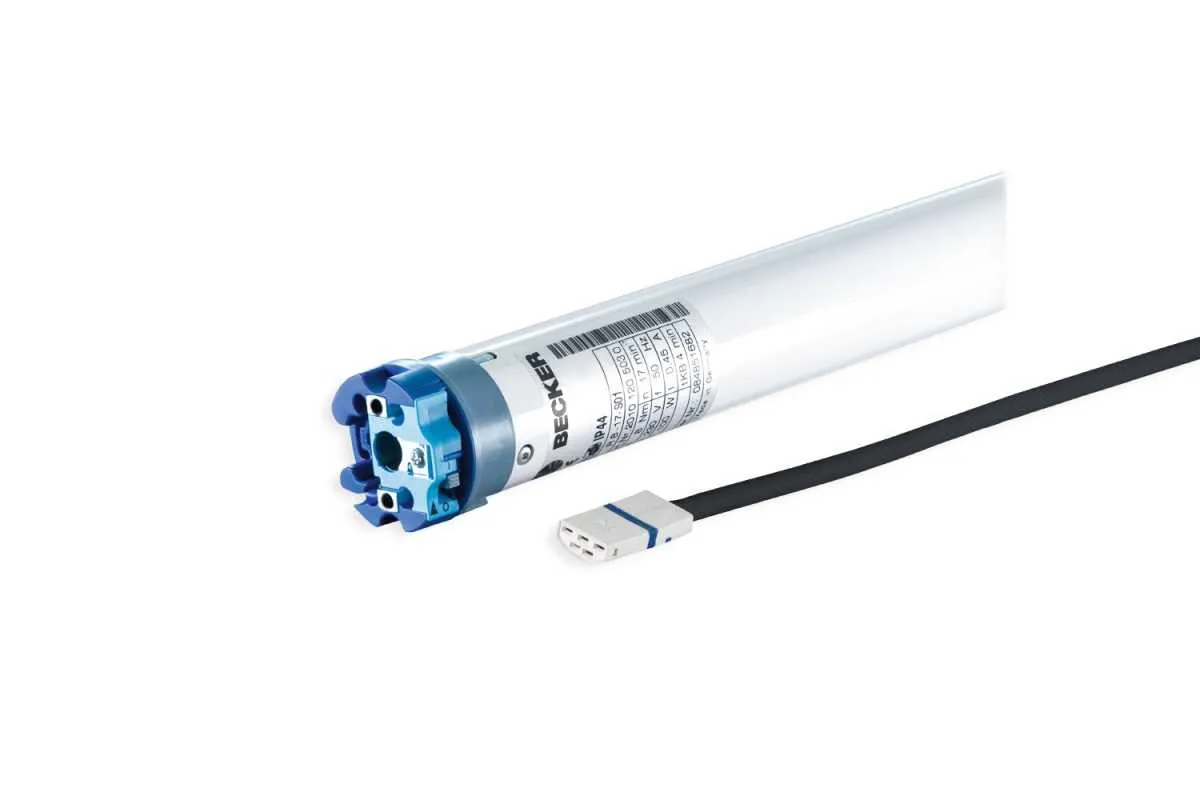 Becker Rollladenantriebe R-S01 mit integrierter SMI-Technologie Becker Rollladenantriebe R-S01 mit integrierter SMI-Technologie