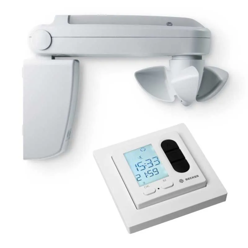 Becker Sonnenschutzsteuerung mit Sonne-Wind-Sensor TC72/SC81 Becker Sonnenschutzsteuerung mit Sonne-Wind-Sensor TC72/SC81