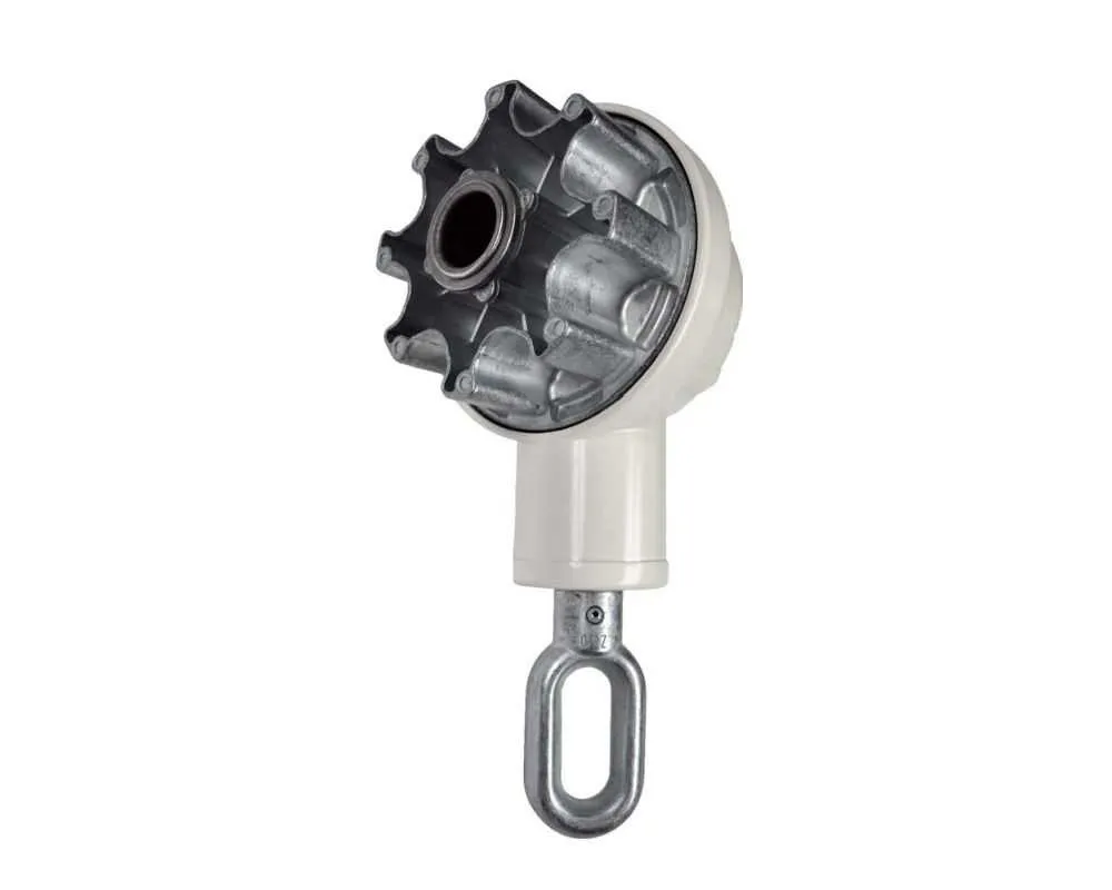 Geiger Kegelradgetriebe 7,8:1 für Tuchwelle 78 mm Geiger Kegelradgetriebe 7,8:1 für Tuchwelle 78 mm
