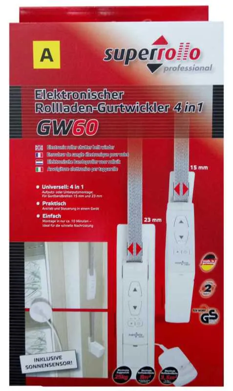 superrollo GW60 / elektronischer Gurtwickler superrollo GW60 / elektronischer Gurtwickler