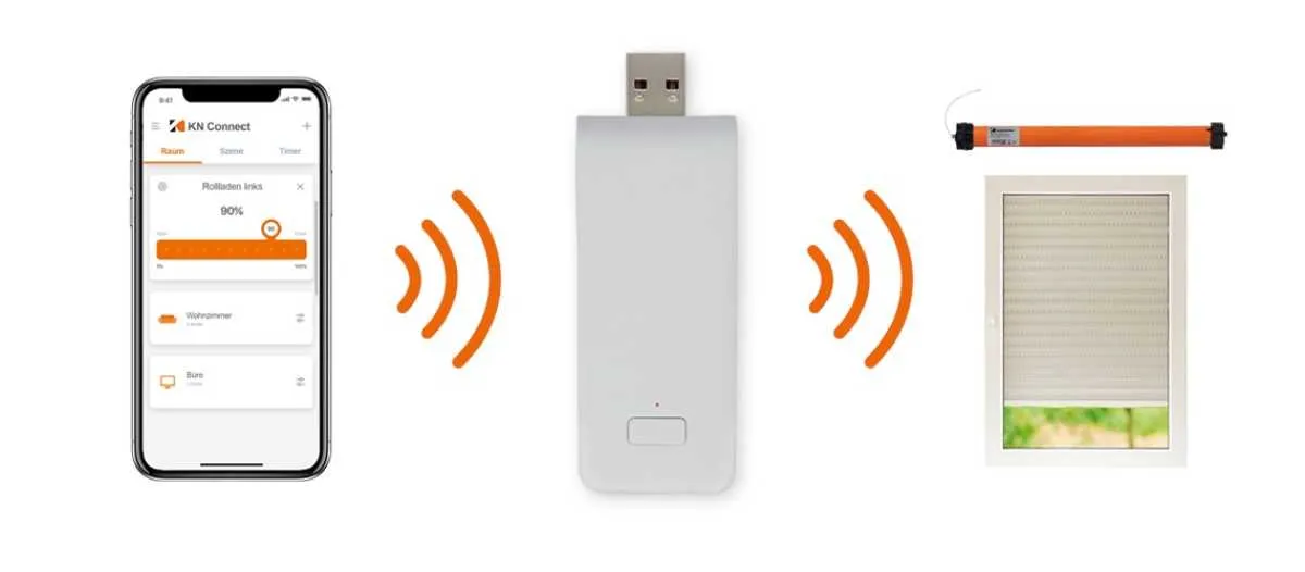 Kaiser Nienhaus Mercato USB-Gateway Smart-Stick / 433 MHz