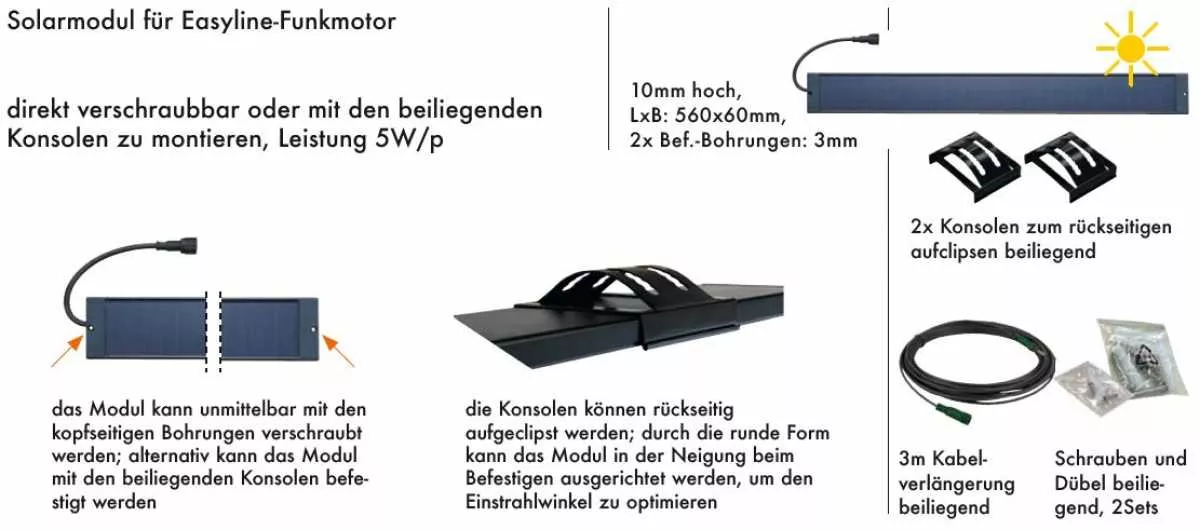 Kaiser Nienhaus Junior Easyline Mini Solar-Kit | 6 Nm