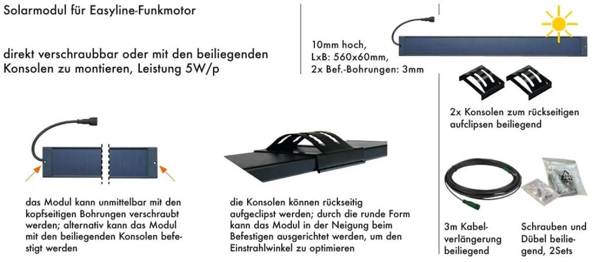 Kaiser Nienhaus Favorit Easyline Solar-Kit | 20 Nm Kaiser Nienhaus Favorit Easyline Solar-Kit | 20 Nm