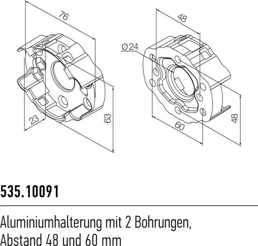 Nice Kompakthalterung | 535.10091