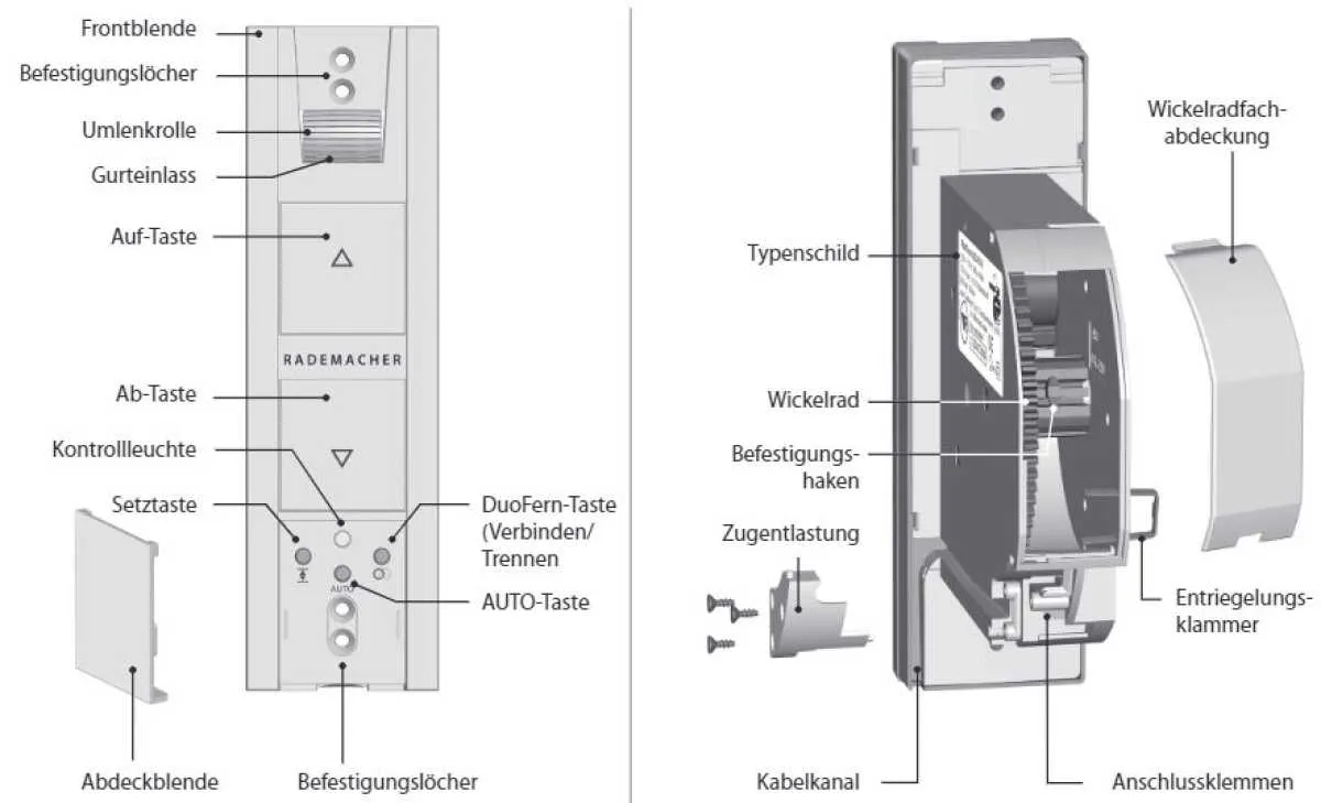 Rademacher RolloTron Basis DuoFern 1200-UW Rademacher RolloTron Basis DuoFern 1200-UW