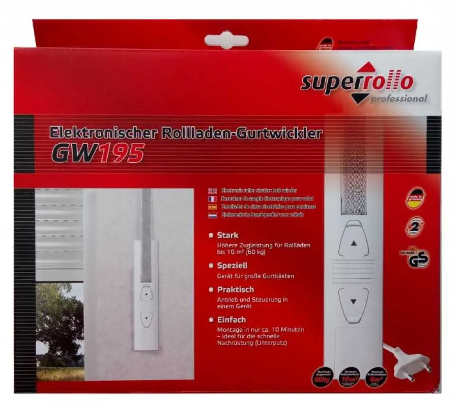 superrollo GW195 / elektronischer Gurtwickler superrollo GW195 / elektronischer Gurtwickler