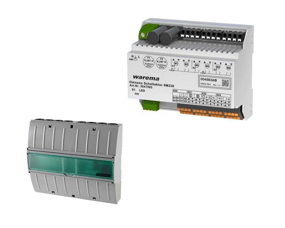 Warema Omnexo Schaltaktor 6M230 AP/REG Warema Omnexo Schaltaktor 6M230 AP/REG