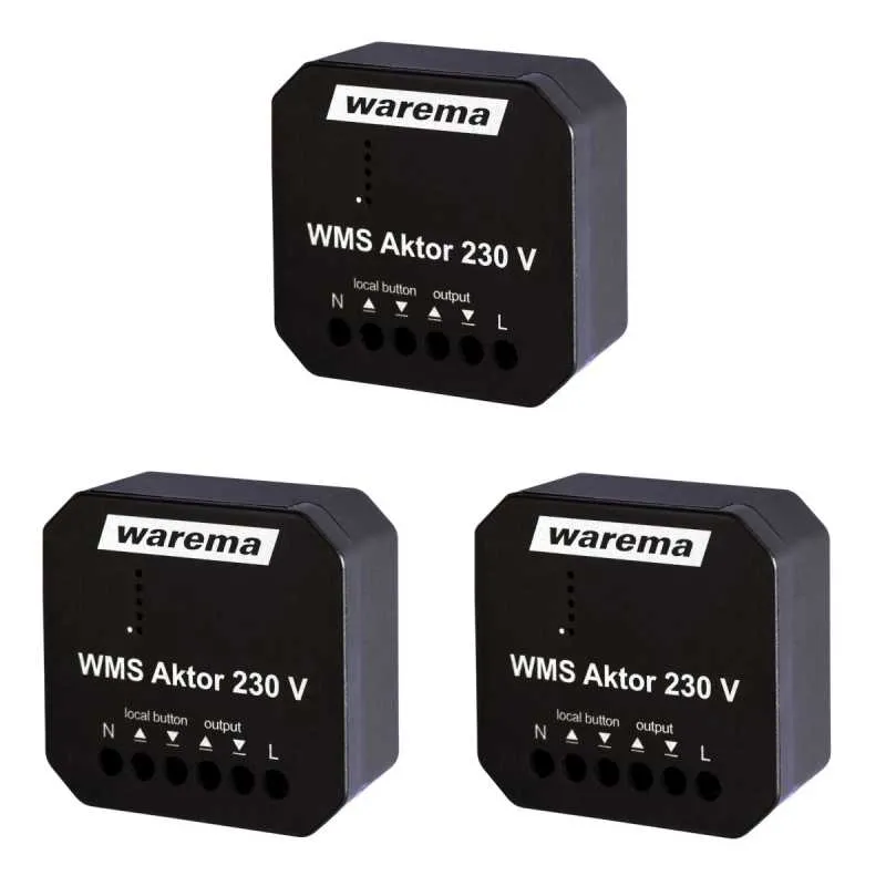 Warema WMS Aktor 230 V UP - 3 Stück Warema WMS Aktor 230 V UP - 3 Stück