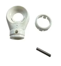Geiger Kugelöse weiß mit Sicherungsring und Mitnehmerstift