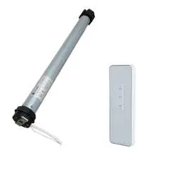 Hermann Uhr Rohrmotor SP50 Silver FCH-F inkl. Handsender