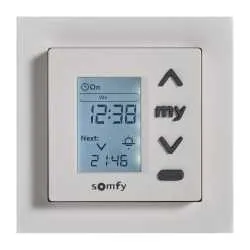 Somfy Chronis Uno 55 x 55 mit Rahmen weiß