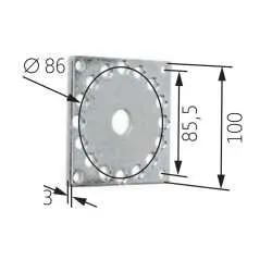 somfy Flansch-Antriebslager / 9706034